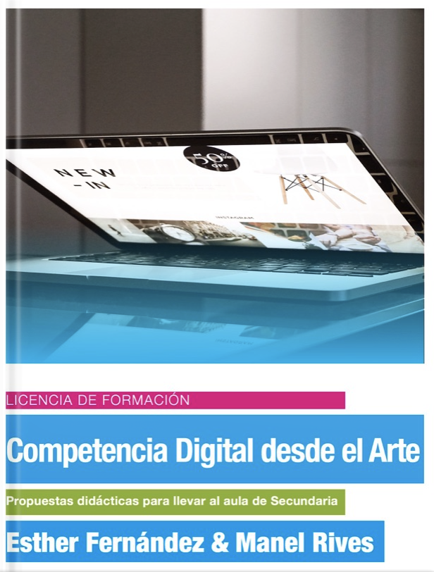 Competencia digital desde el arte, carátula del libro